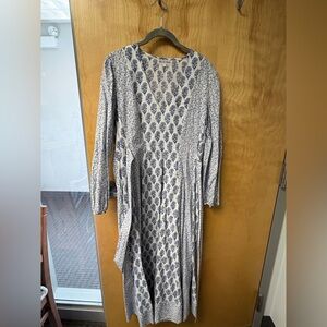 Pink City Prints Floral Maxi Dress